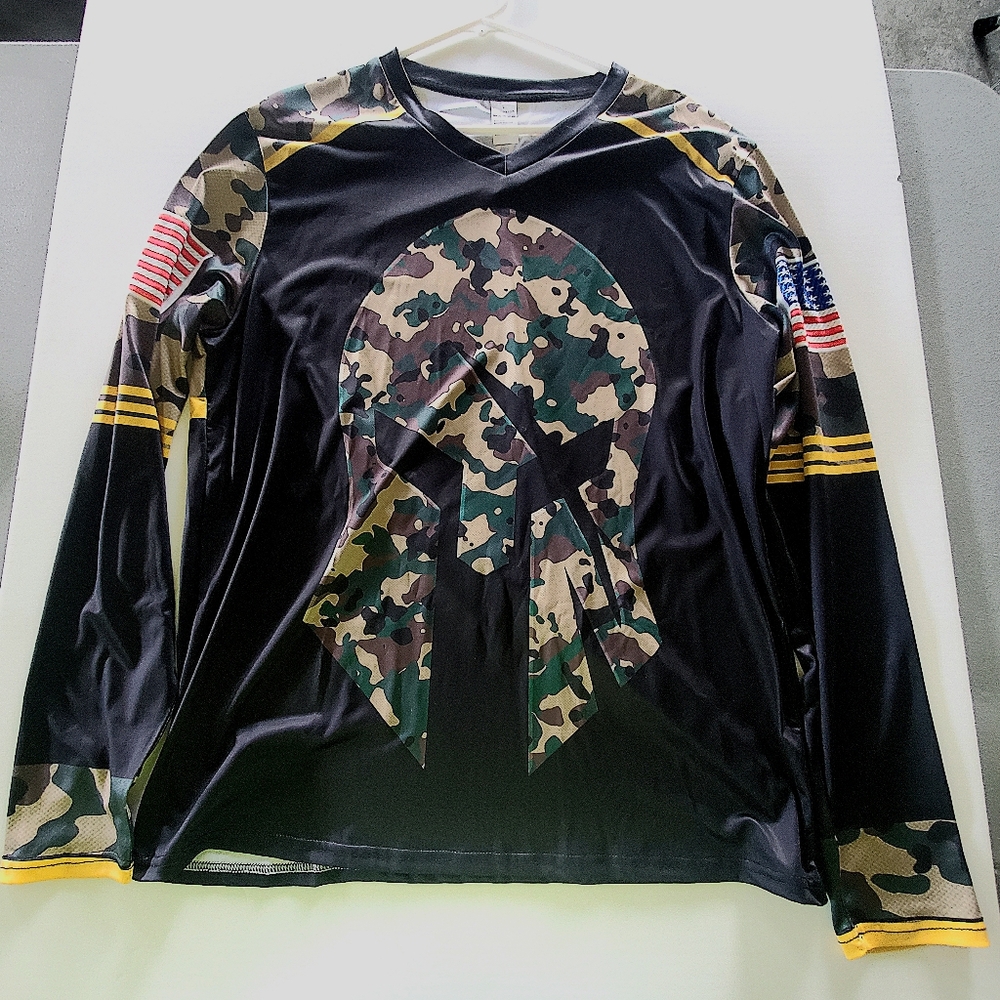 100% polyester long sleeve shirt